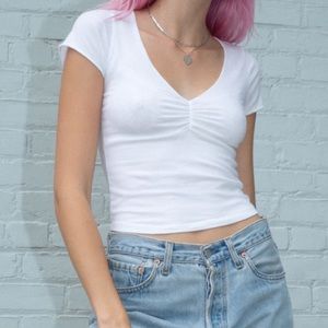 Brandy Melville White Tee